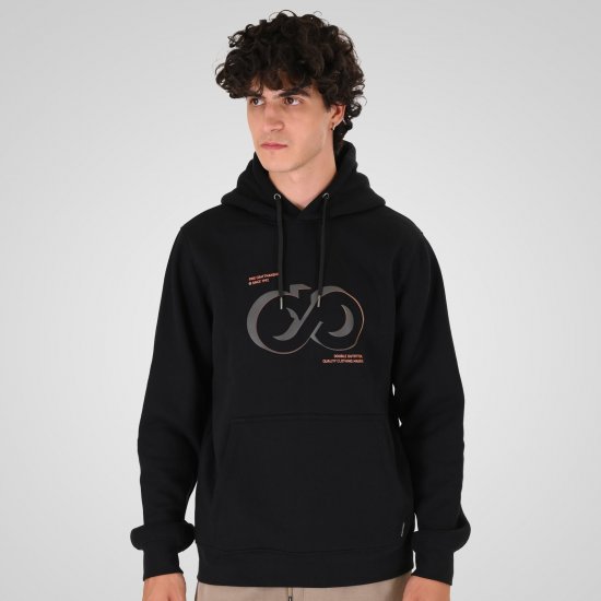 Double Outfitters MTOP-1146 Hættetrøje Sort - Trøjer og hættetrøjer - Trøjer og Hættetrøjer i store størrelser - 2XL-14XL