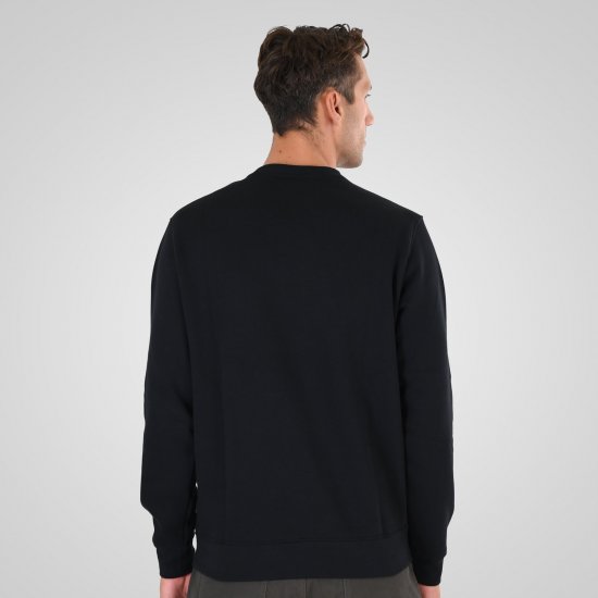 Double Outfitters MTOP-1151 Sweatshirt Sort - Trøjer og hættetrøjer - Trøjer og Hættetrøjer i store størrelser - 2XL-14XL