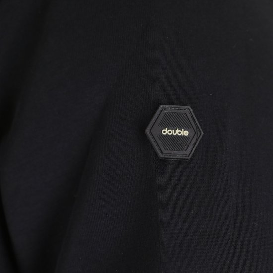 Double Outfitters MTOP-1160 Hættetrøje med lynlås Sort - Trøjer og hættetrøjer - Trøjer og Hættetrøjer i store størrelser - 2XL-14XL