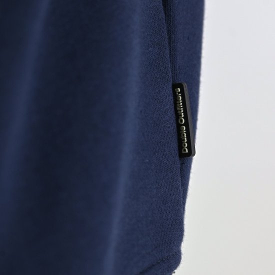 Double Outfitters MTOP-1163 Sweatshirt med halv lynlås Mørkeblå - Trøjer og hættetrøjer - Trøjer og Hættetrøjer i store størrelser - 2XL-14XL