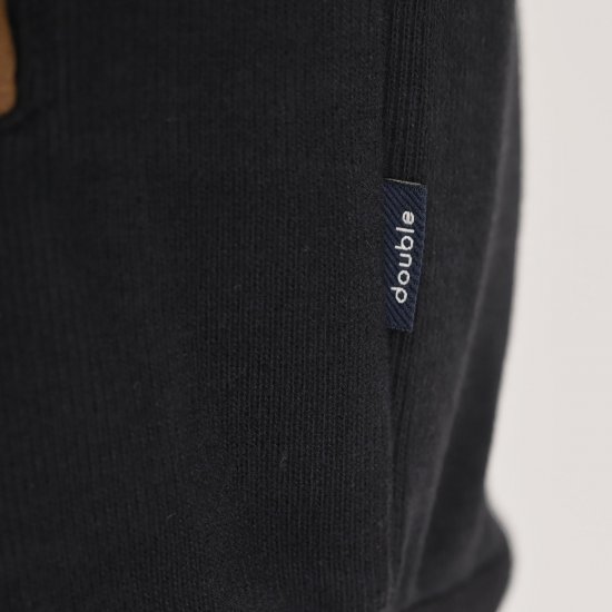 Double Outfitters SEL-1168 Sweatjakke med lynlås Sort - Trøjer og hættetrøjer - Trøjer og Hættetrøjer i store størrelser - 2XL-14XL