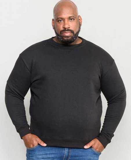 Rockford Sweat Trøje Sort - Trøjer og hættetrøjer - Trøjer og Hættetrøjer i store størrelser - 2XL-14XL