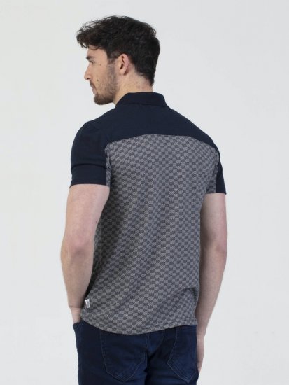 Mish Mash Doha Contrast Polo Navy - Polotrøjer - Polotrøjer 2XL-8XL