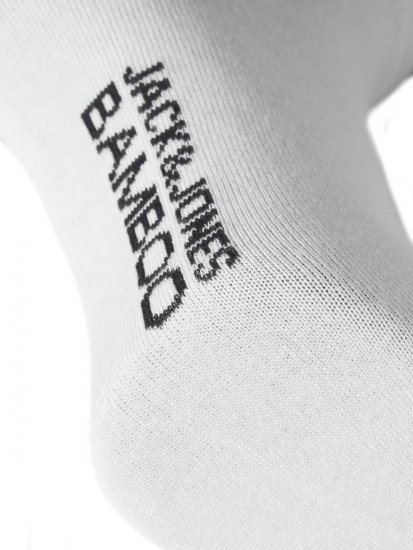 Jack & Jones Basic Bambusankelstrømper Hvid 5-pak - Undertøj og badetøj - Badetøj og Undertøj i store størrelser 