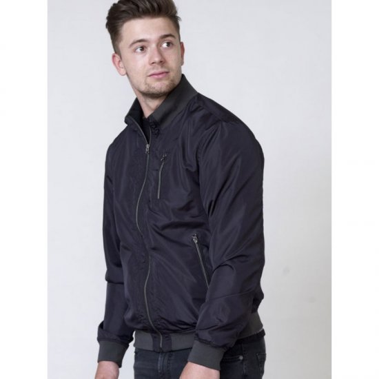 D555 Terron Bomber Jacket Black - Jakker - Jakker i store størrelser, 2XL- 12XL