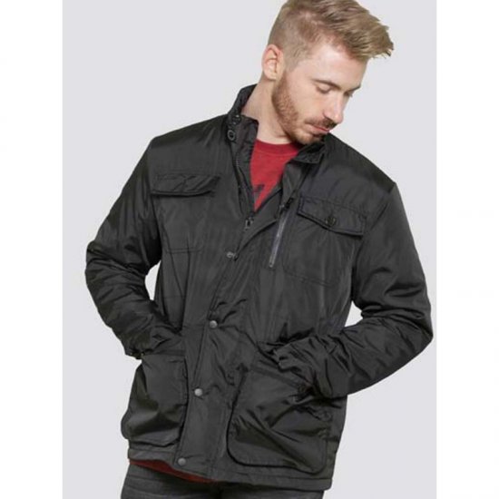 D555 Brentford Jacket Black - Jakker - Jakker i store størrelser, 2XL- 12XL