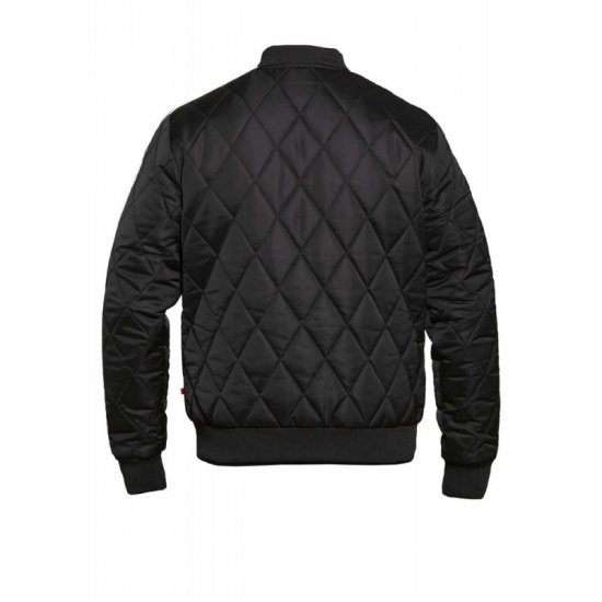 D555 Skipton Quilted Bomber Jacket Black - Jakker - Jakker i store størrelser, 2XL- 12XL
