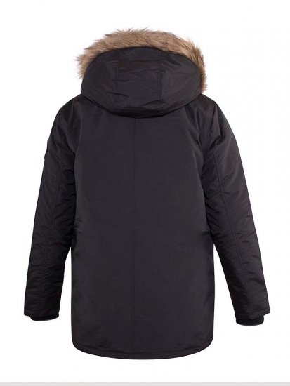 D555 Dundee Parka Jacket With Fur trimming and Teddy Fur Lined hood - Jakker - Jakker i store størrelser, 2XL- 12XL