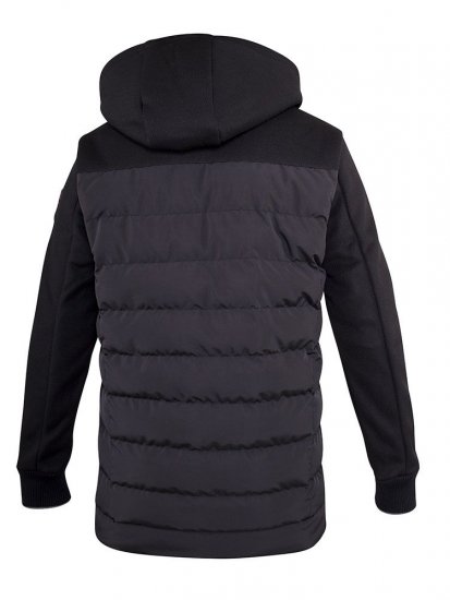 D555 Hampshire Hooded Quilted Jacket Black - Jakker - Jakker i store størrelser, 2XL- 12XL