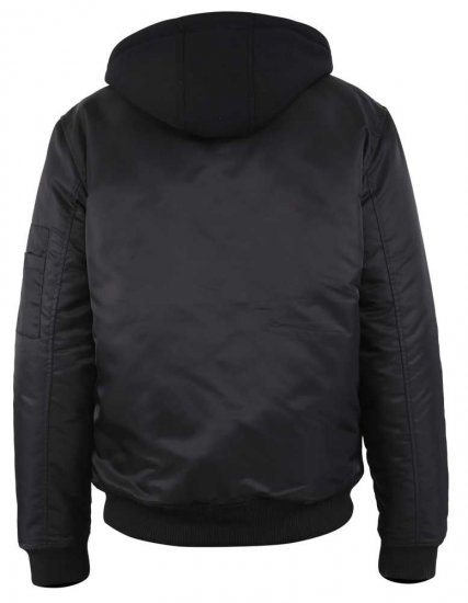 D555 Poppleford Bomber Jacket With Detachable Fleece Hood - Jakker - Jakker i store størrelser, 2XL- 12XL
