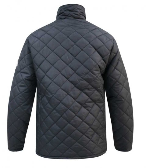 D555 Northcole Quilted Jacket Black - Jakker - Jakker i store størrelser, 2XL- 12XL