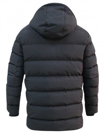 D555 Grove Quilted Parka Jacket Black - Jakker - Jakker i store størrelser, 2XL- 12XL
