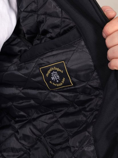 D555 Jamie Soft Shell Detachable Hood Padded Jacket Sort - Jakker - Jakker i store størrelser, 2XL- 12XL