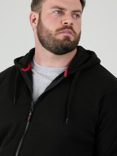D555 Cantor Hættetrøje Sort - Trøjer og hættetrøjer - Trøjer og Hættetrøjer i store størrelser - 2XL-14XL