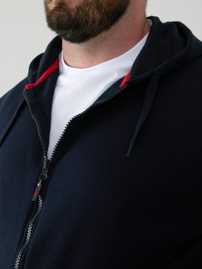 D555 Cantor Hættetrøje Mørkeblå - Trøjer og hættetrøjer - Trøjer og Hættetrøjer i store størrelser - 2XL-14XL