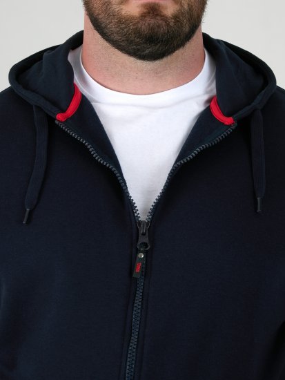 D555 Cantor Hættetrøje Mørkeblå - Trøjer og hættetrøjer - Trøjer og Hættetrøjer i store størrelser - 2XL-14XL