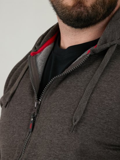D555 Cantor Hættetrøje Grå - Trøjer og hættetrøjer - Trøjer og Hættetrøjer i store størrelser - 2XL-14XL