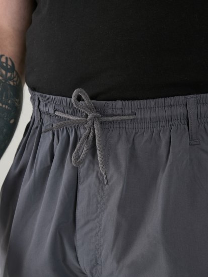D555 Nick Cargoshorts med Elastisk Talje Grå - Shorts - Shorts i store størrelser - W40-W60