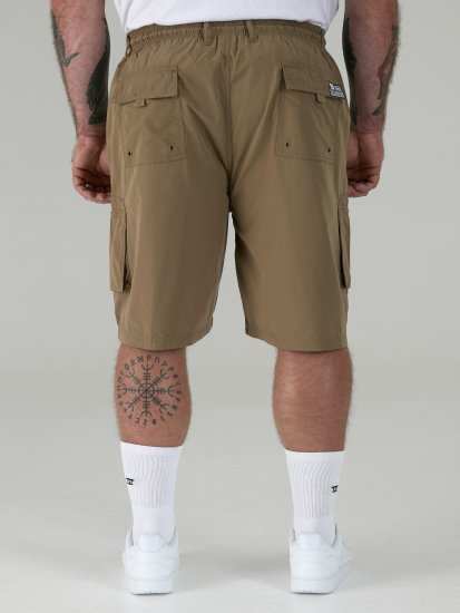 D555 Nick Cargoshorts med Elastisk Talje Beige - Shorts - Shorts i store størrelser - W40-W60