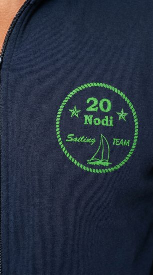 20 Nodi Ostro Stretch Fleece Cotton Tracksuit Navy - Tracksuits - Tracksuits i store størrelser til mænd