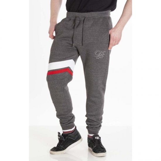 D555 Willis Sweatpants Charcoal - Joggingbukser og shorts - Sweatpants og Sweatshorts 2XL-12XL