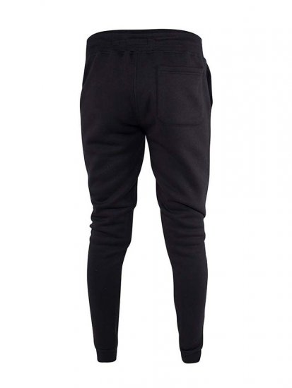 D555 Brandon Sweatpants with Tapered leg Black - Joggingbukser og shorts - Sweatpants og Sweatshorts 2XL-12XL
