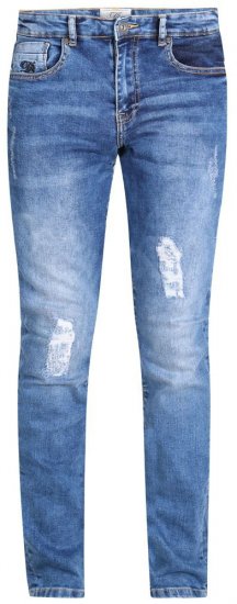 D555 Boxwell Ripped Jeans Stonewash - Jeans og bukser - Herrejeans og bukser i store størrelser W40-W70