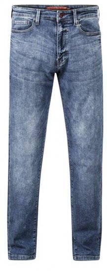 D555 Taurus Fit Stretch Jeans With Sandblasting - Jeans og Bukser - Herrejeans i store størrelser W40-W70