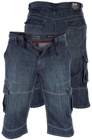 D555 Fox Denim Shorts - Shorts - Shorts i store størrelser - W40-W60