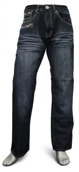 K.O. Jeans 1792 Dark Wash - Jeans og Bukser - Herrejeans i store størrelser W40-W70