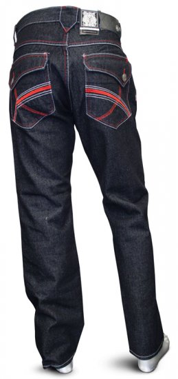 K.O. Jeans 1708 Black - Jeans og bukser - Herrejeans og bukser i store størrelser W40-W70