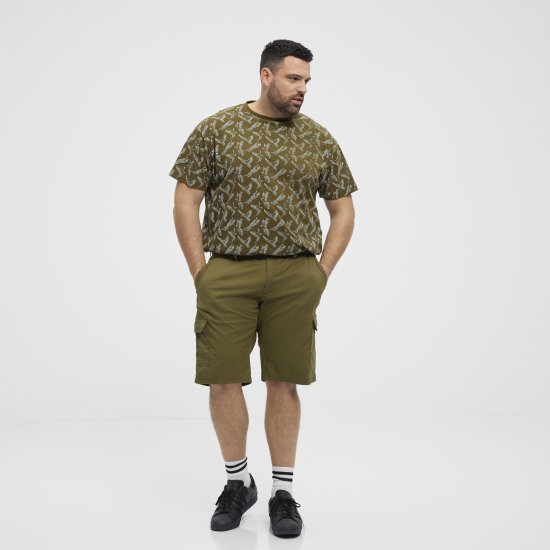 North Latitude 51133 cargoshorts armégrøn - Shorts - Shorts i store størrelser - W40-W60