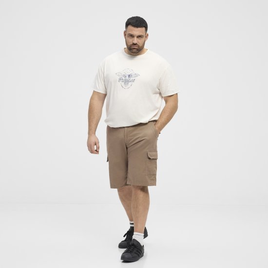 North Latitude 51133 cargoshorts mørk sand - Shorts - Shorts i store størrelser - W40-W60