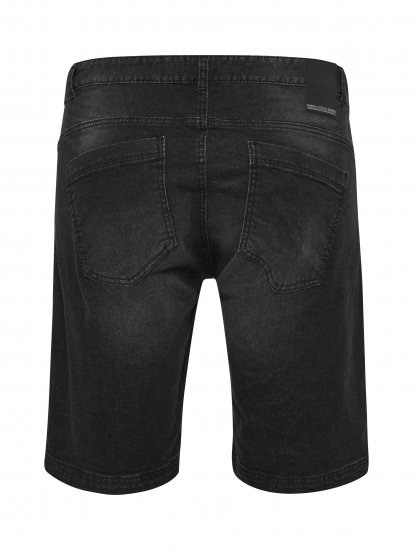 North Latitude 51336 denimshorts sort - Shorts - Shorts i store størrelser - W40-W60