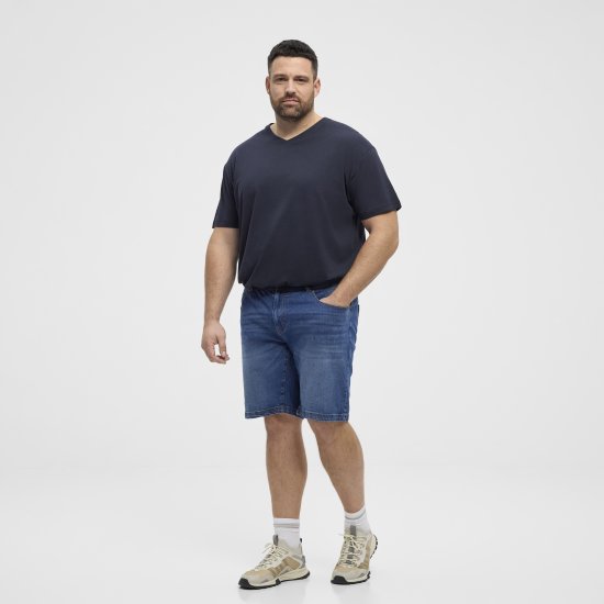 North Latitude 51336 denimshorts blå - Shorts - Shorts i store størrelser - W40-W60