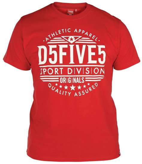D555 Kennedy Tee + Shirt - Skjorter - Skjorter til store mænd 2XL- 8XL