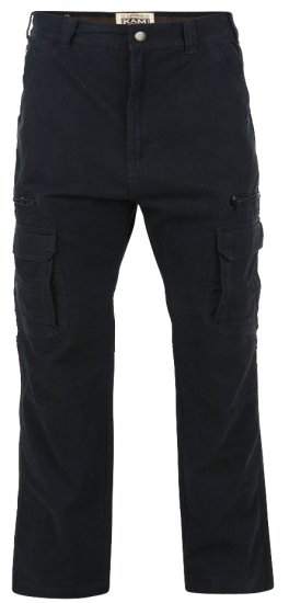 Kam Jeans Cargo pants Black TALL SIZES - HERRETØJ MT-6XLT - Tøj til høje mænd