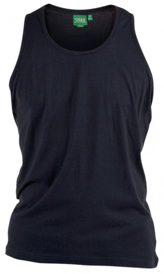 D555 Fabio Tanktop Sort - T-shirts - T-shirts i store størrelser - 2XL-14XL