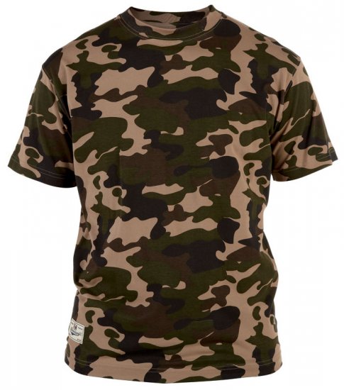 Duke Camo T-shirt Jungle - T-shirts - T-shirts i store størrelser - 2XL-14XL