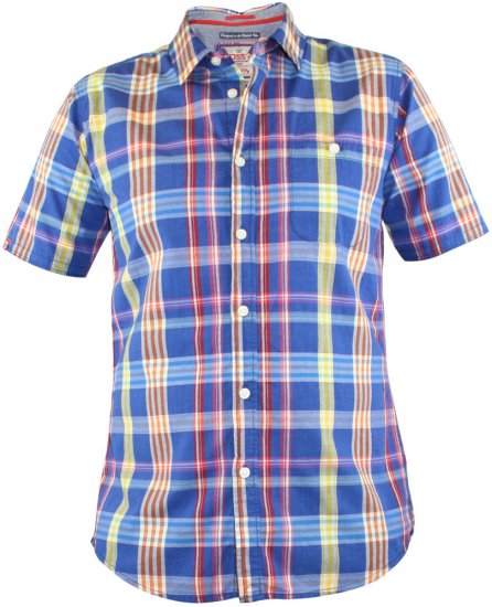 D555 Finely Tee + Shirt - Skjorter - Skjorter til store mænd 2XL- 8XL