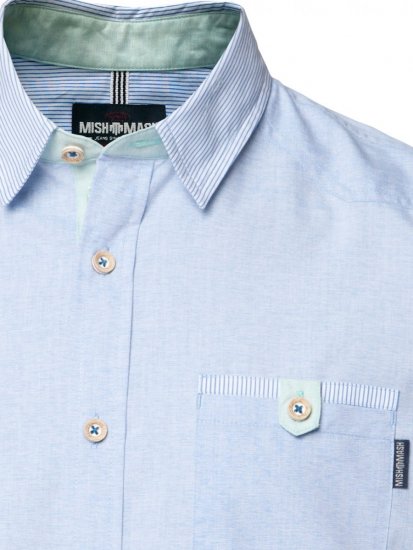 Mish Mash Covent Garden Blue - Skjorter - Skjorter til store mænd 2XL- 8XL