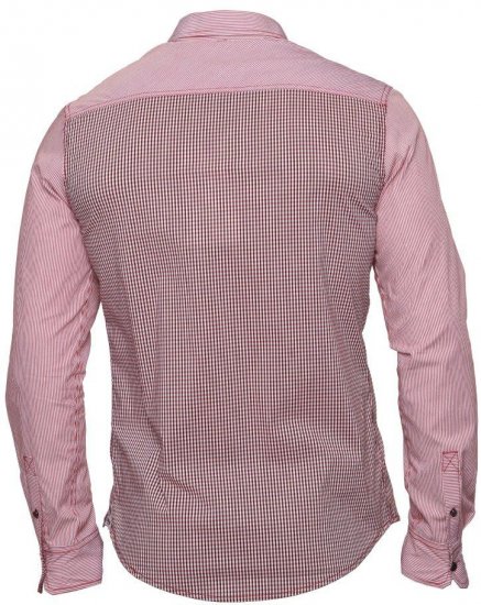 Mish Mash Bewilder Red - Skjorter - Skjorter til store mænd 2XL- 8XL