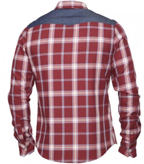 Mish Mash Tour Red - Skjorter - Skjorter til store mænd 2XL- 8XL