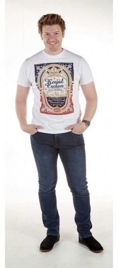 D555 Roderick White T-shirt - T-shirts - T-shirts i store størrelser - 2XL-14XL