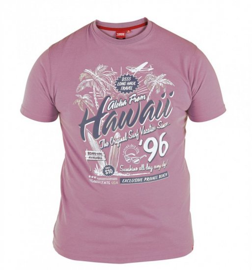 D555 Ashley T-shirt Lilac - T-shirts - T-shirts i store størrelser - 2XL-14XL