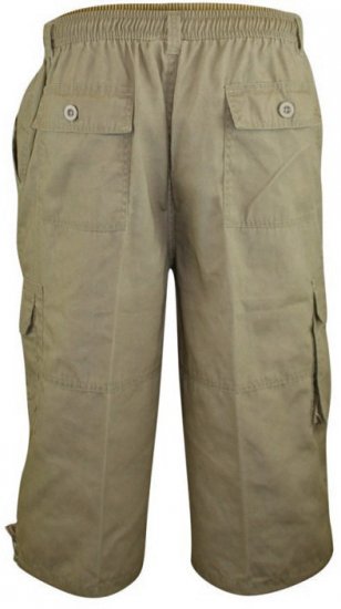 D555 Mason Cargo Shorts Sand - Shorts - Shorts i store størrelser - W40-W60