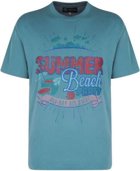 Kam Jeans Summer Beach 2-pack T-shirt - T-shirts - T-shirts i store størrelser - 2XL-14XL