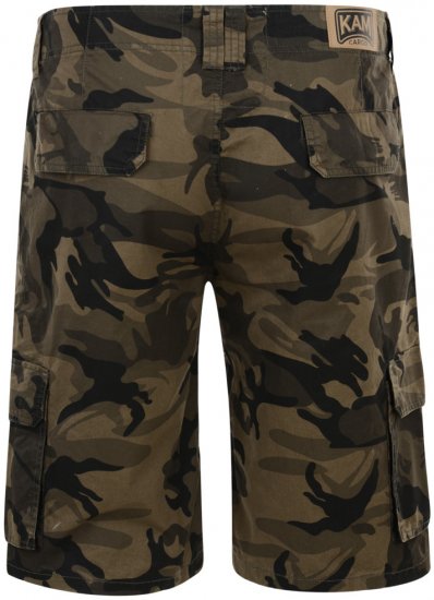 Kam Jeans Cargo Twill Camo Shorts - Shorts - Shorts i store størrelser - W40-W60