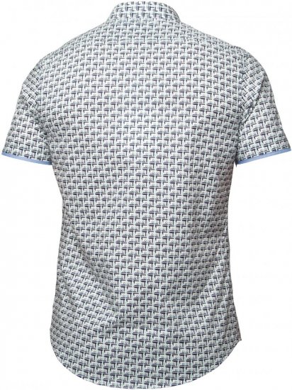 Mish Mash Tadley Mint-Navy - Skjorter - Skjorter til store mænd 2XL- 8XL