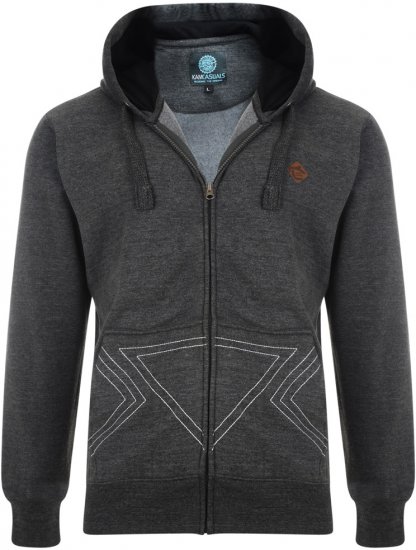 Kam Jeans Eagle Print Hoody - Trøjer og hættetrøjer - Trøjer og Hættetrøjer i store størrelser - 2XL-14XL